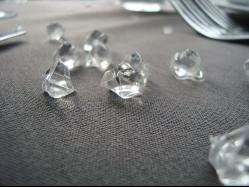 24 cristaux de diamants décoration de table