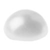 60 Perles autocollantes blanches
